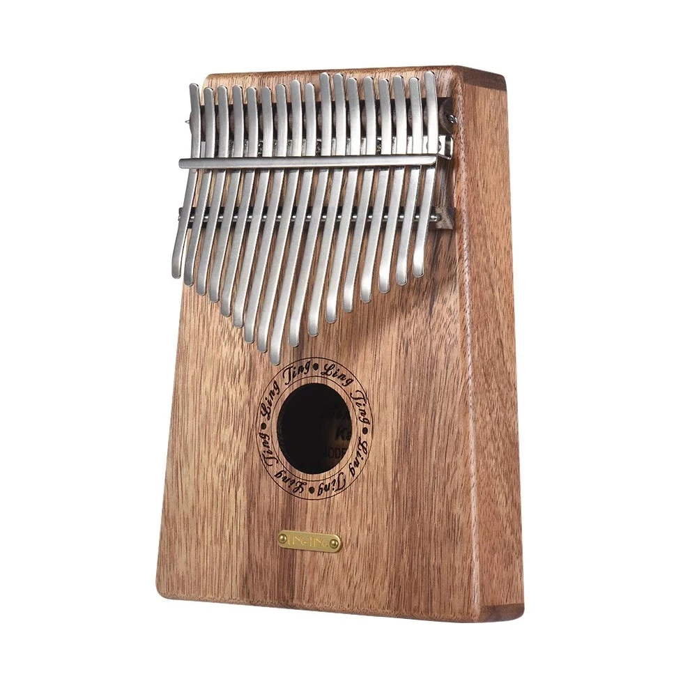 

17-key Portable Thumb Piano Kalimba Mbira Swartizia Spp Solid Wood Material Set