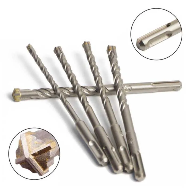 Буровое долото SDS Plus твердосплавное сверло из армированной вольфрамовой стали