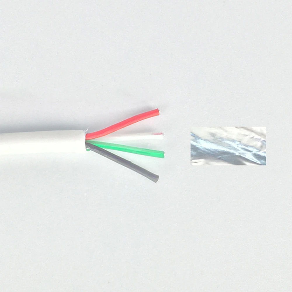 4-жильный USB-кабель для Android кабель передачи данных экранированный из алюминиевой