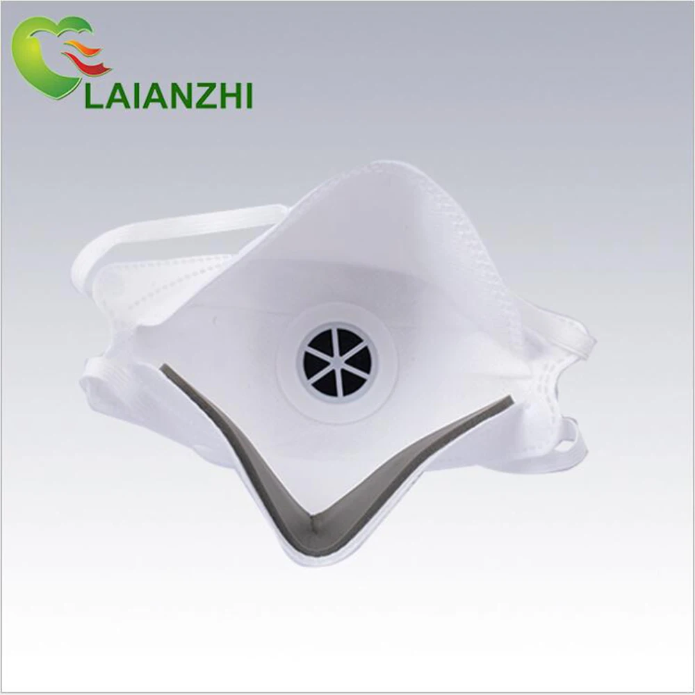5/10PCS LAIANZHI CE Certification YXP311 FFP3 Level Fish Mouth Head- Protective Dustproof with Antivirus Breathing Valve Mask |