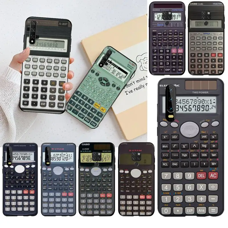 Ретро необычный Забавный калькулятор шикарный милый чехол для телефона Huawei P40 P30