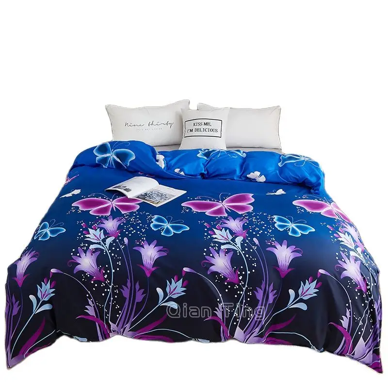 

1 шт., пододеяльник из 100% полиэстера с цветочным принтом