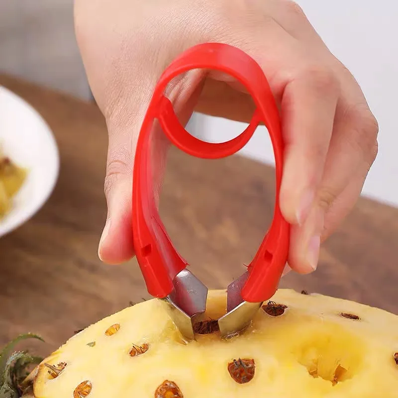 Волшебный Нож для ананаса Овощечистка Клубничные стебли инструмент удаления