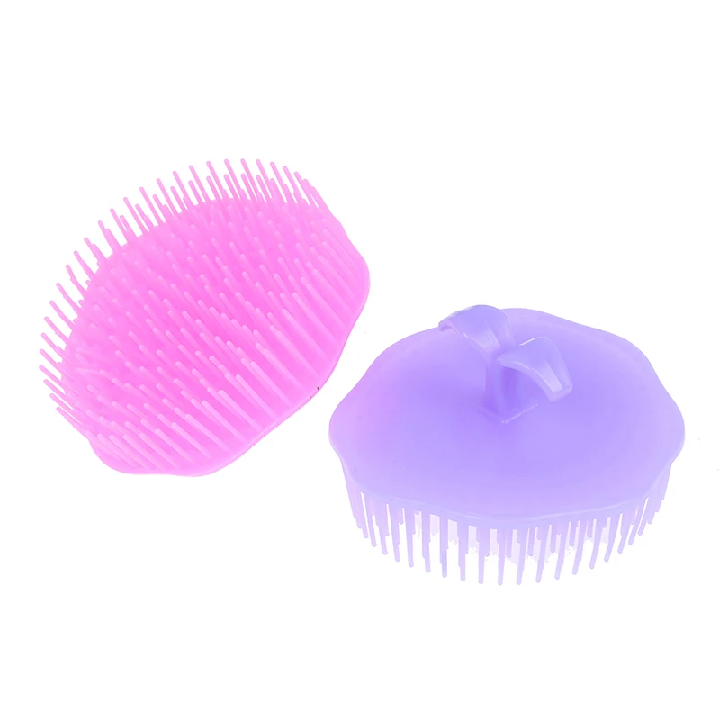 

Mini Hair Comb Round Shaped Hair Brush Plastic Tangle Head Scalp Massage Comb Hair Promote Blood Circle To Use