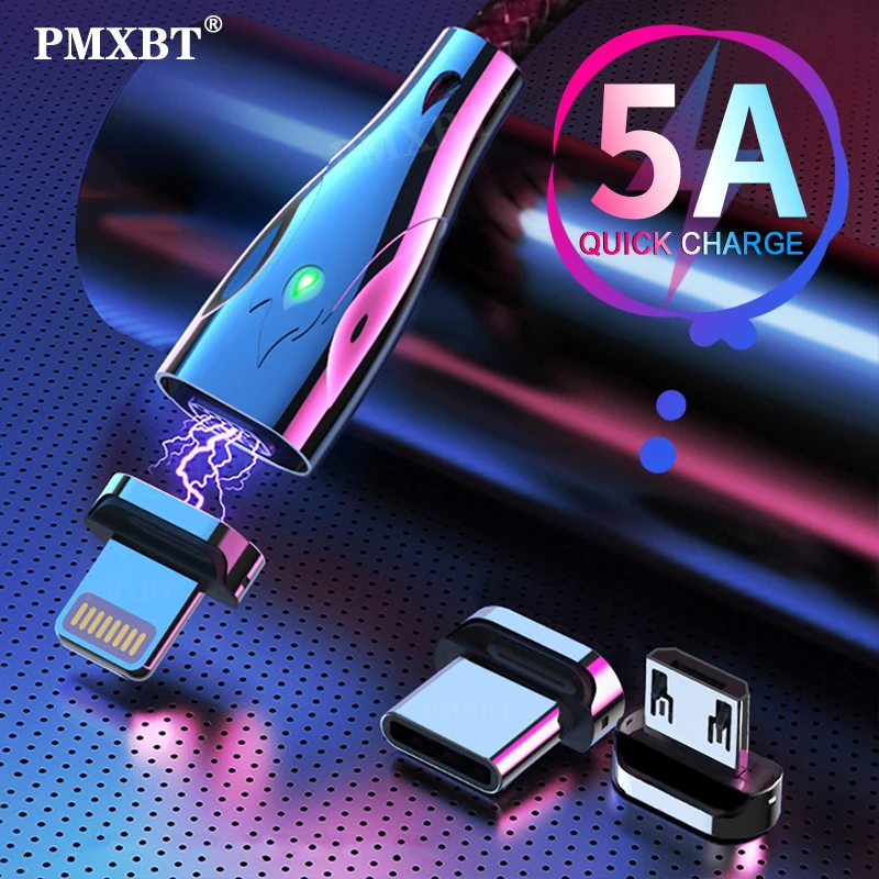 Магнитный телефонный кабель Micro USB Тип C зарядное устройство зарядный Шнур для iPhone