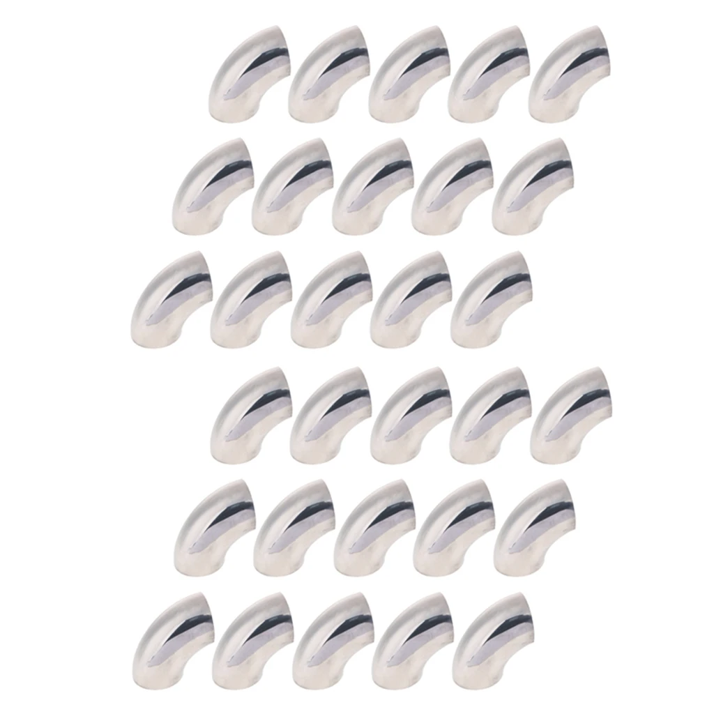 

30pcs 2.5" OD 90 Degree Tight Radius Mandrel Bend Pipe Tube Stainless Elbow