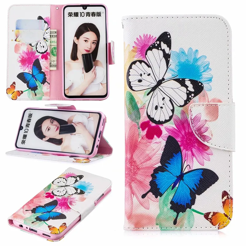 Чехол книжка из искусственной кожи с откидной крышкой для Huawei P Smart Z 2019 чехол