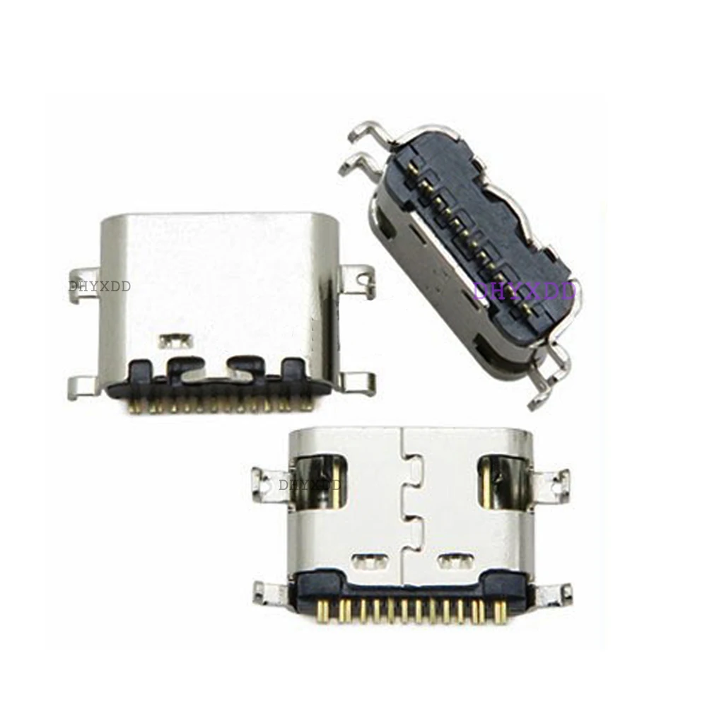 Usb 3.1 Smt Usb Conector tipo c 16 Pinos Soquete Usb Tipo-c Fêmea Colocação 0.8 mm Smd Dip para Pcb Design Faça Você Mesmo Carregamento 5a