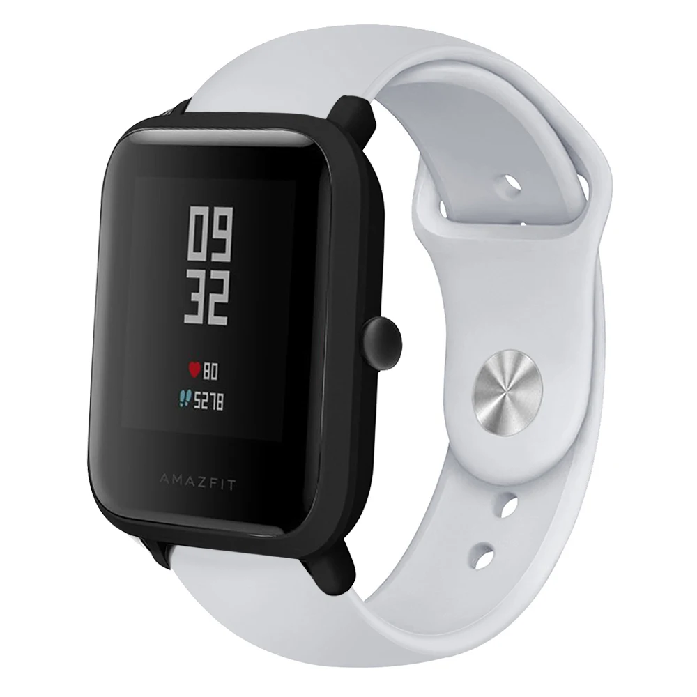 Силиконовый ремешок для часов Ремешок для Huami Amazfit Bip Youth/GTR 42 мм ремешок для часов 20 мм для samsung gear S2 классический браслет