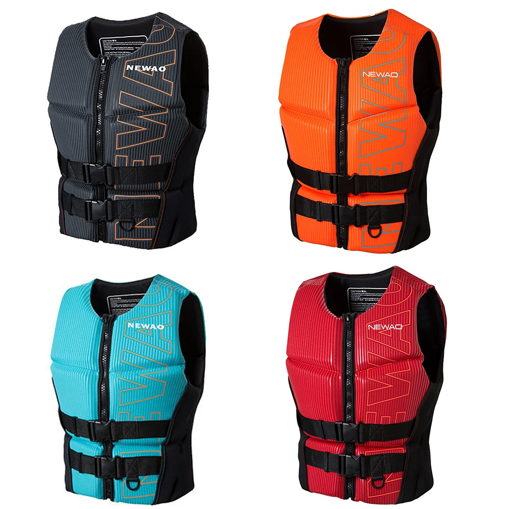 Adults Life Jacket Neoprene Safety Life Vest For Water Ski  Swimming Fishing Surfing Life Vest Swimming Floating Buoyancy Vest