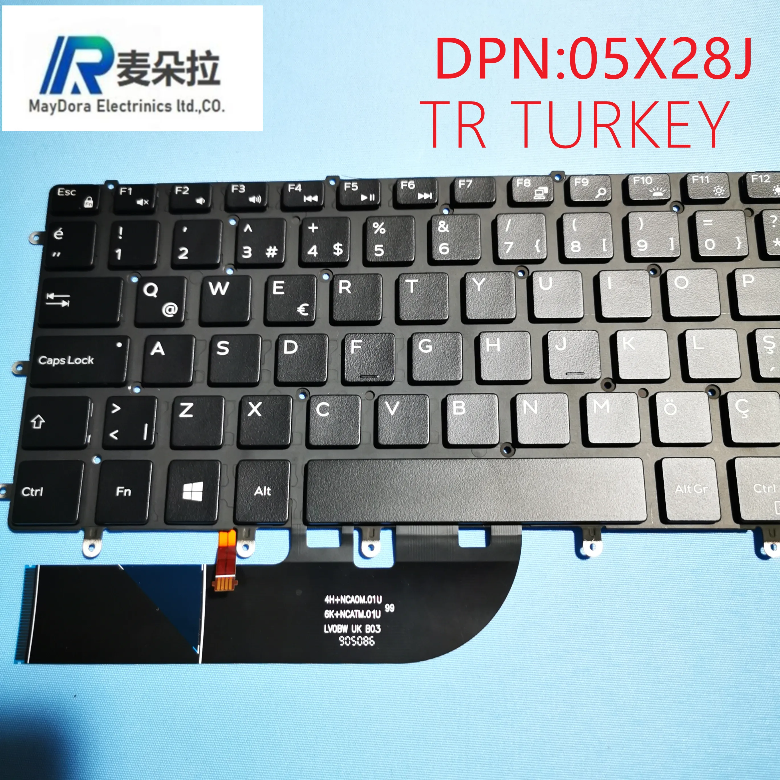 TUR TURKEY Backlight keyboard for DELL XPS15 9550 9560 9570 PRECISION 5510 5520 5530 LAPTOP 05X28J | Компьютеры и офис