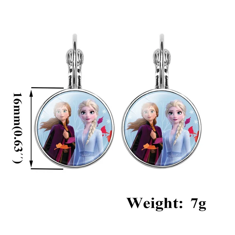4 шт./лот Disney Frozen 2 подарок на день рождения Детские Кольца из сплава и стекла для