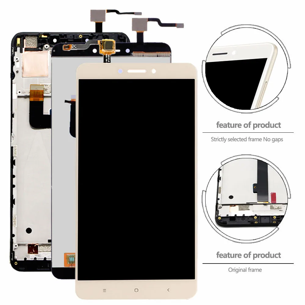 Оригинальный ЖК дисплей для XIAOMI Mi Max 2 сенсорный экран с рамкой запасные части Xiaomi