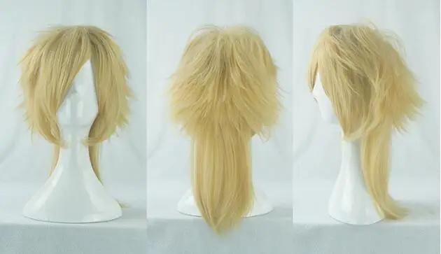 Len Wig CosplayLove Vocaloid косплей кагамине Лен костюм на заказ для Хэллоуина Рождество - Цвет: Len Wig