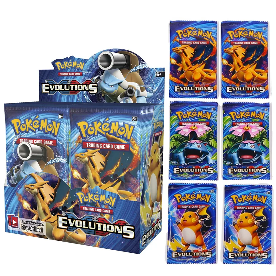 324 шт. Покемон карты все серии TCG: серия Sun &amp Moon эволюции бустер коробка