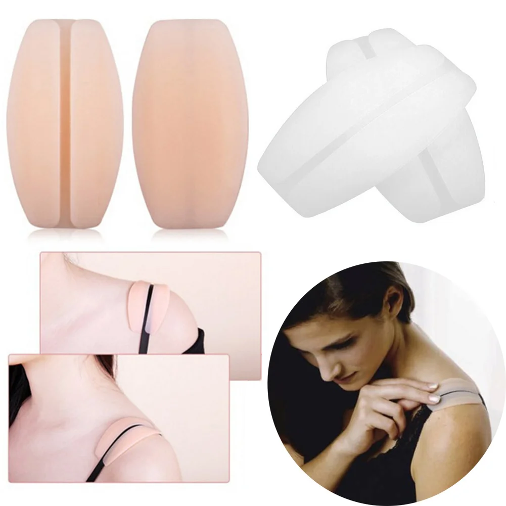 Новейшие Мягкие силиконовые полупрозрачные противоскользящие Наплечные