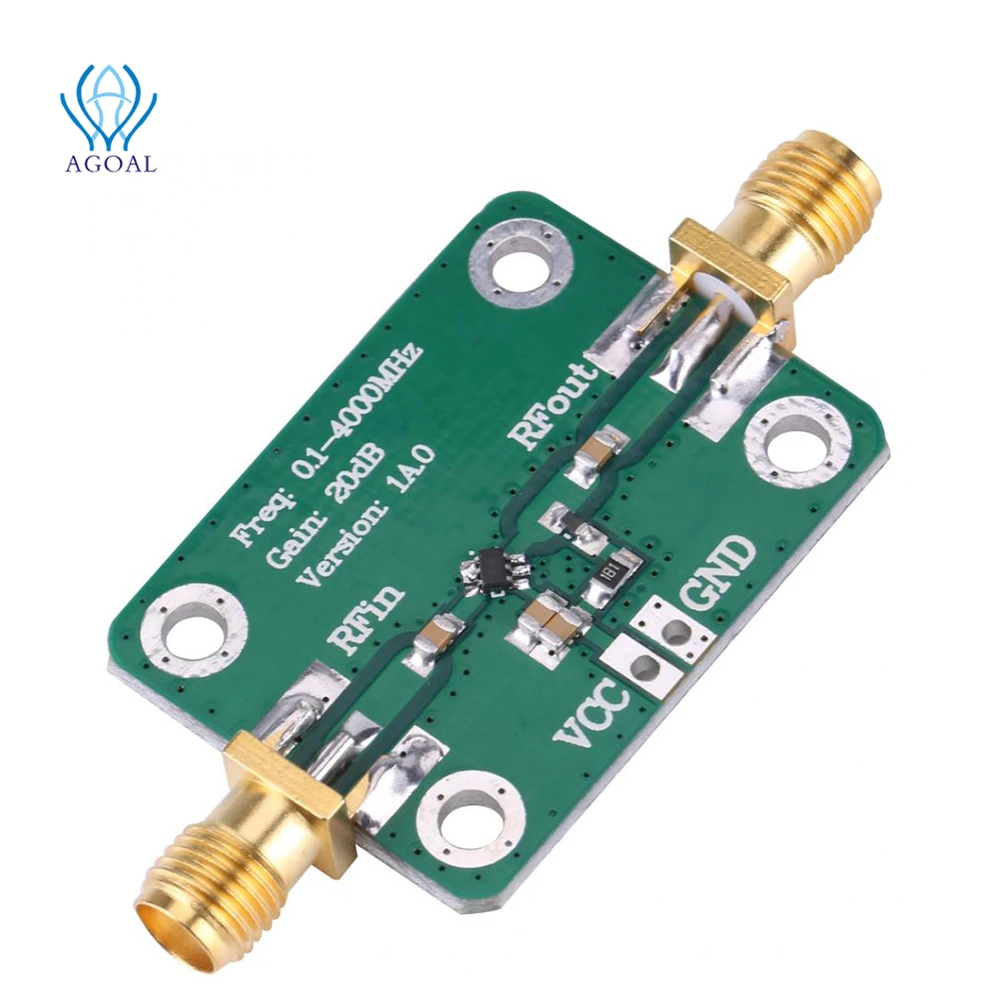 LNA 0 1 4000 МГц 20 дБ широкополосный Радиочастотный усилитель для FM HF VHF / UHF Ham