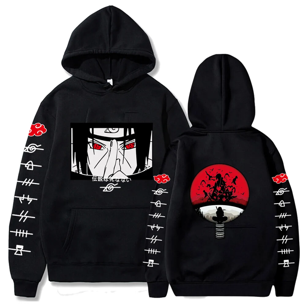 

Anime Printed Men and Women Hoodies Hip Hop Sweatshirts Long Sleeve Pullover Loose Print Streetwear