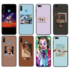 Черный чехол из ТПУ для Huawei Honor 20 Lite, 10, 10i, 20S, 30S, 30, чехол для Honor 7A 5,45, 7s, 7C 5,7, чехол с великолепным рисунком в эстетике