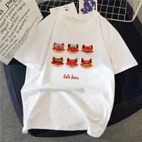 2021 summer women t shirt foxw theme printed tshirts girl ullzang mujer t shirt casual tops tee vintage
