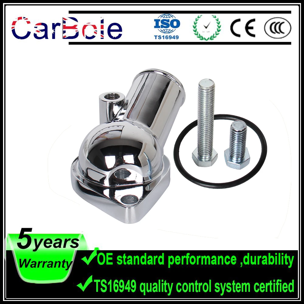 Карбоновая алюминиевая хромированная шейка 45 градусов 2661 корпус термостата для