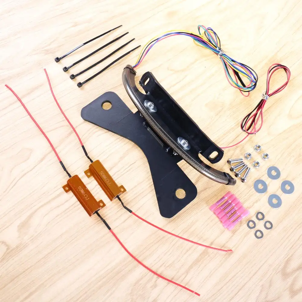 Светодиодный Устранитель крыла Встроенный задний фонарь дымчатый стержень для