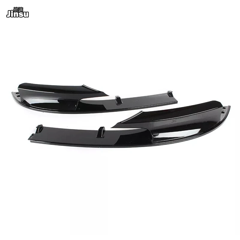 Глянцевый черный ABS передний бампер для губ BMW F30 3 серии M Стиль 2013 2018 подходит