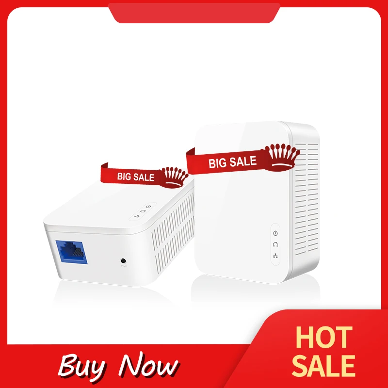 1 пара GLVISION GLP3 Gigabit 1000 Мбит/с Ethernet PLC Адаптер Высокая совместимость с IPTV Homeplug AV2
