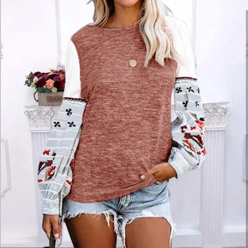 

Fashion Letter Printed Off Shoulder Woman Tshirts Long Sleeve Spring Autumn Loose Casual Ladies Harajuku Women Tops