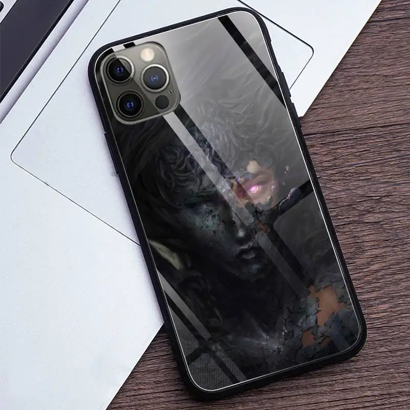 scary horror skull hot demon girl phone case tempered glass for iphone 12 11 pro xr xs max 8 x plus se 2020 12 pro max mini case free global shipping