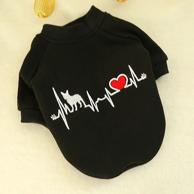 

Spring Summer Pet Pure Cotton CLothing Embroidery Two Legs Dog Clothes For Pug French Bulldog Cokey Round Collar Dog Costumes