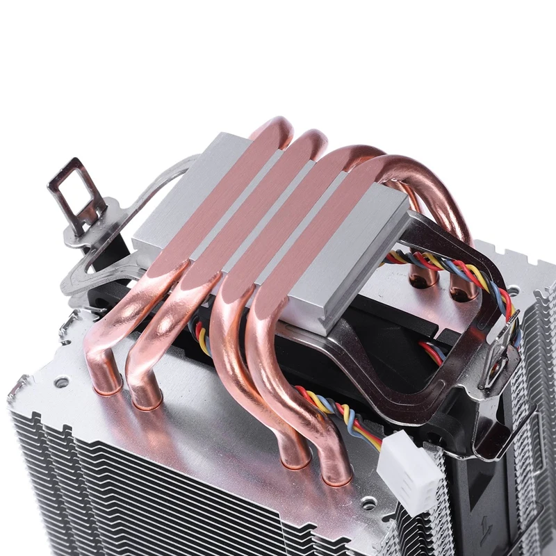 LANSHUO 4 тепловая труба провода без света один вентилятор Cpu Радиатор для In. tel Lga