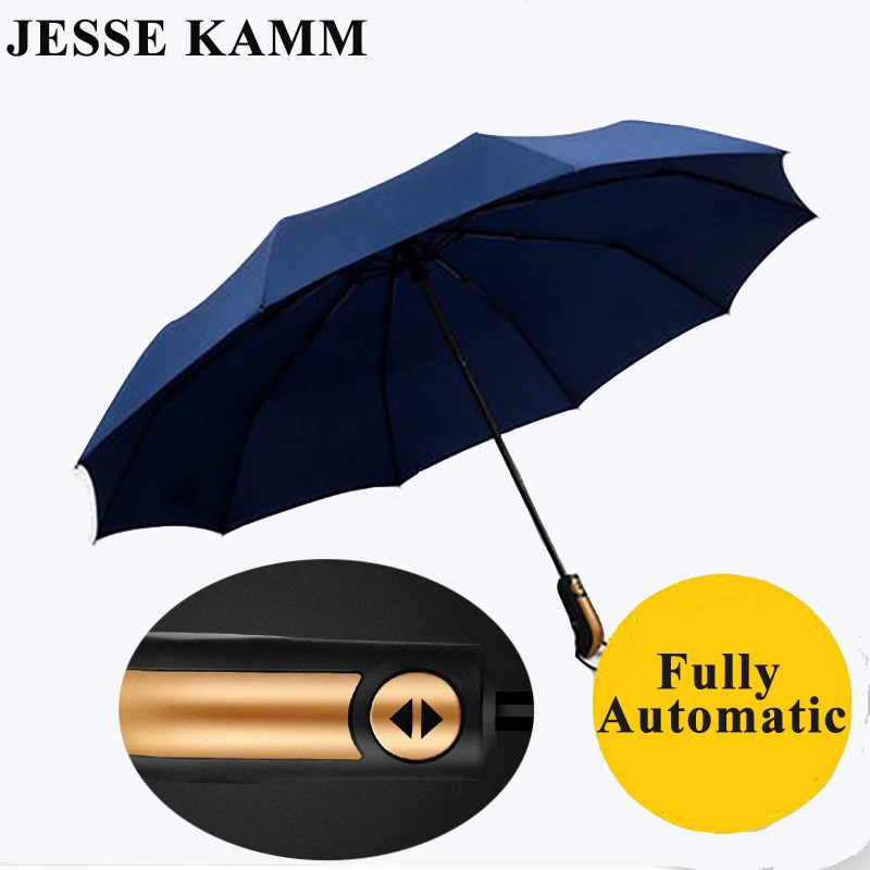 Зонт от дождя мужские водонепроницаемые полностью автоматические нежный Для