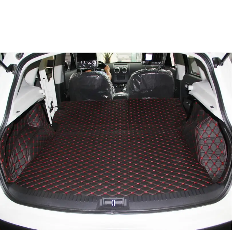 for Leather Car Trunk Mat Cargo Liner for Nissan Qashqai 2006 2007 2008 2009 2010 2012 2013 Nissan Dualis Rug Carpet