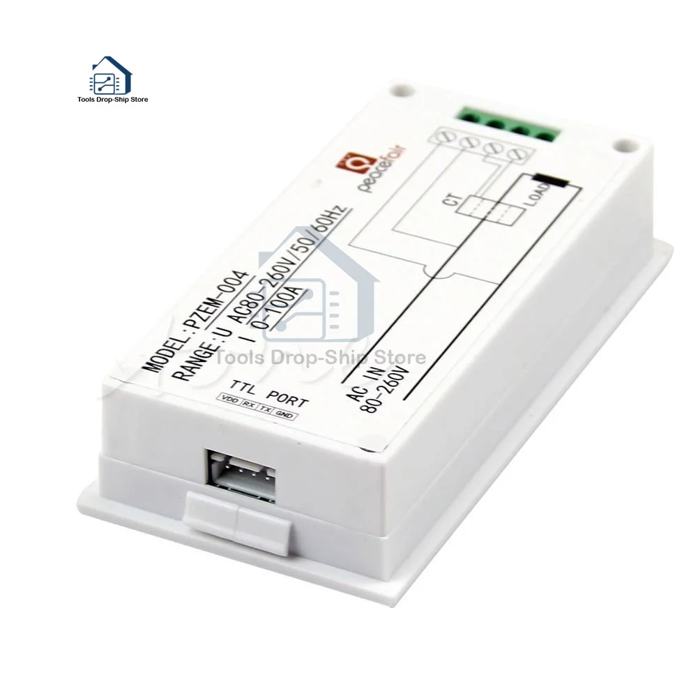 4 в 1 Цифровой Амперметр Вольтметр ваттметр вольт ток ватт измеритель мощности