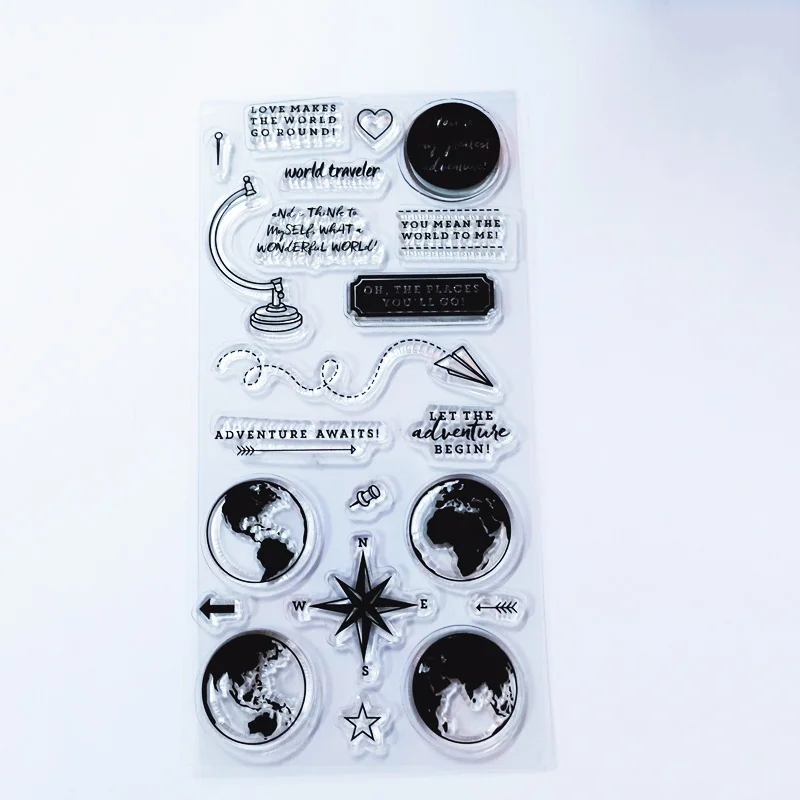 Штампы Русалка кролик сова Рождественский штамп Прозрачный Резиновый Штамп для