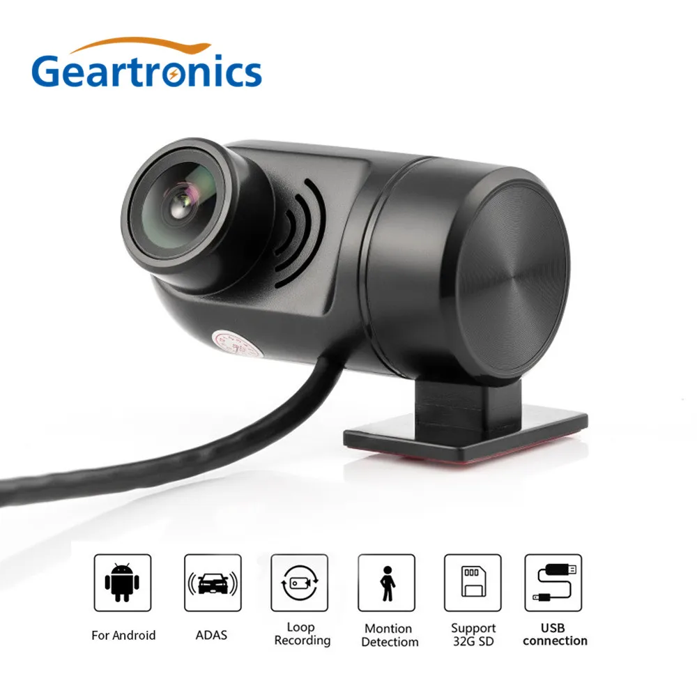 Автомобильный видеорегистратор с объективом 170 градусов USB мини камера ADAS HD