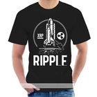 2021 летняя модная футболка с коротким рукавом, футболка Ripple Moon-BTC XRP-Биткоин крипто-6 цветов @ 005352