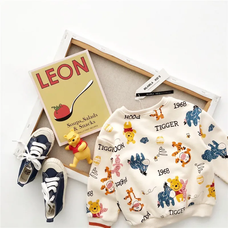 Свитер для мальчиков и девочек с героями мультфильмов Дисней Пуловер Детский