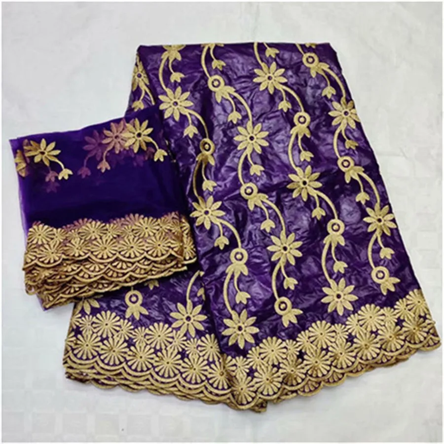 Bazin brode brocade 2018 высококачественный хлопок bazin riche getzeru фиолетовый tissu Африканское