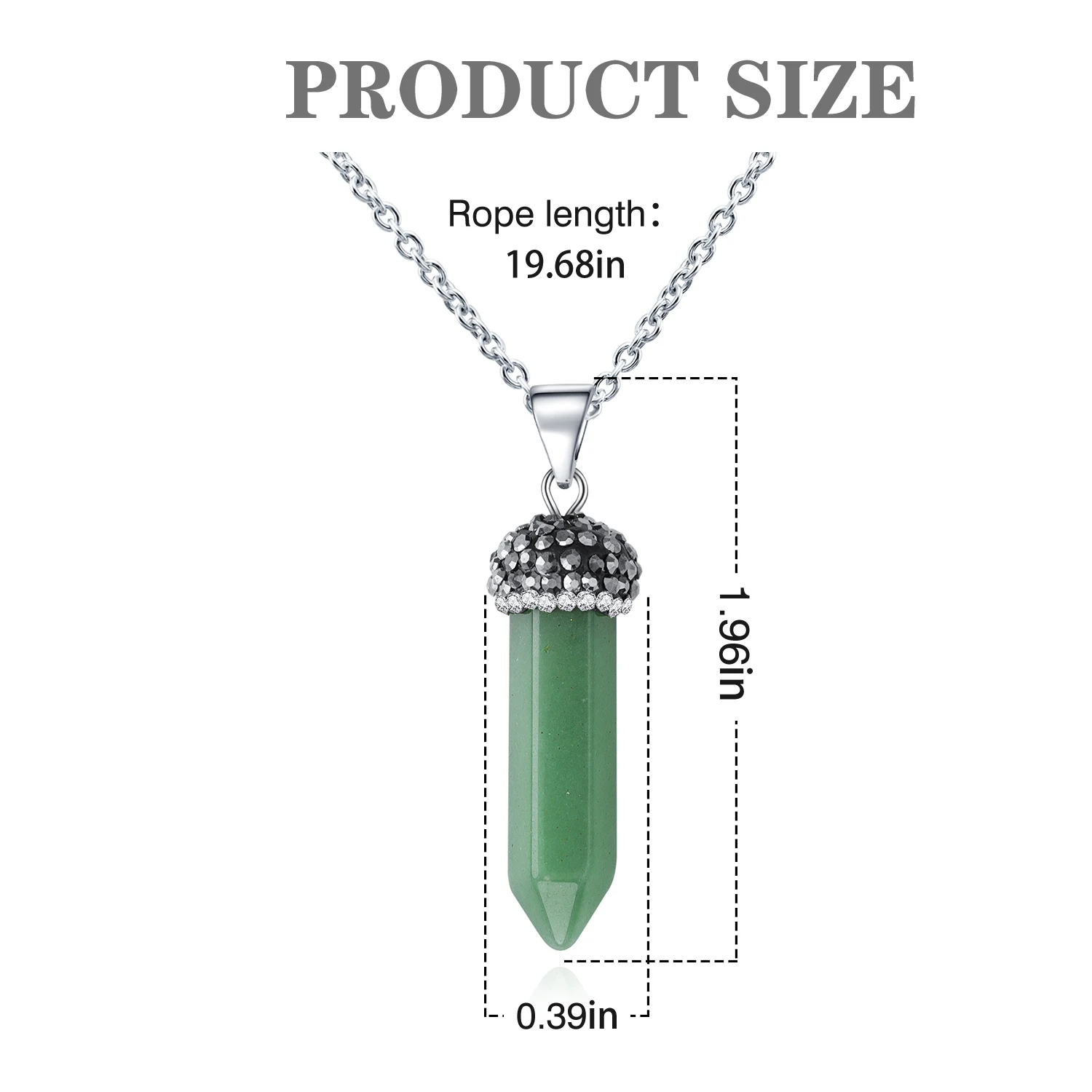 Исцеляющее ожерелье с кристаллом для женщин и мужчин энергетическая лечебная