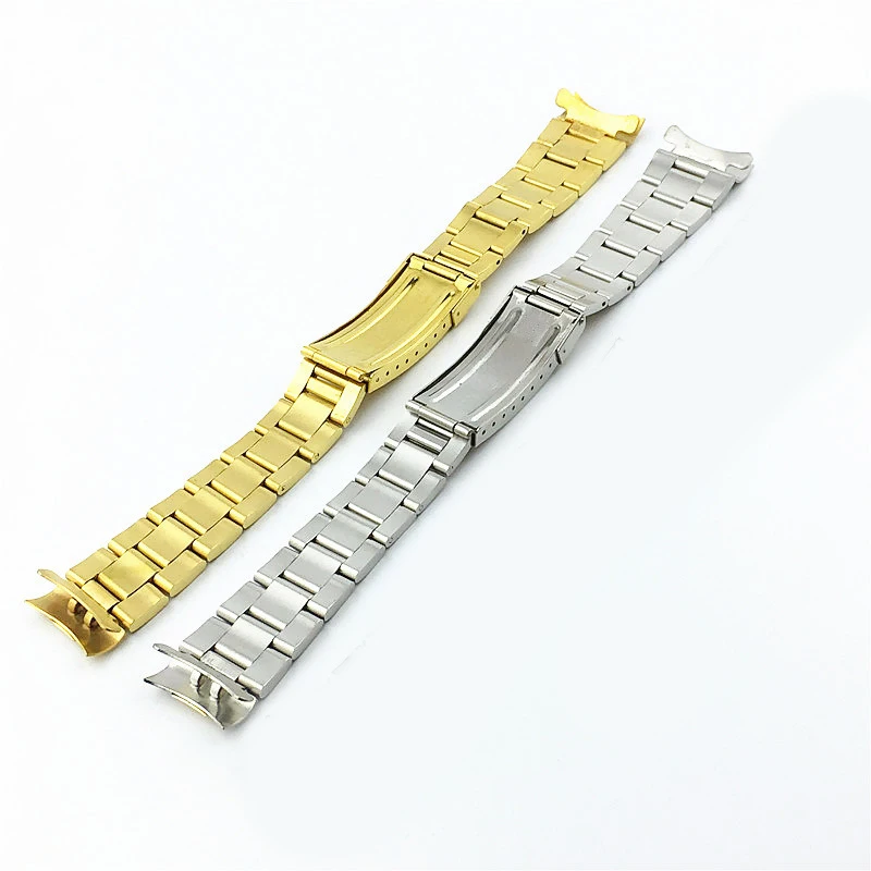 

20mm Silver Gold Stainless Steel Watch Bands Strap for Daytona Submarine for Rol Submariner Wristband Bracelet