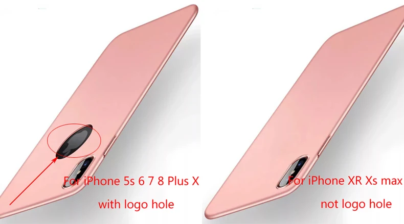 Чехол из розового золота для iPhone 11 Pro 7 8 X XR XS Max, жесткий пластиковый чехол для APPLE i Phone 5 5S SE 6 6S Plus, чехол