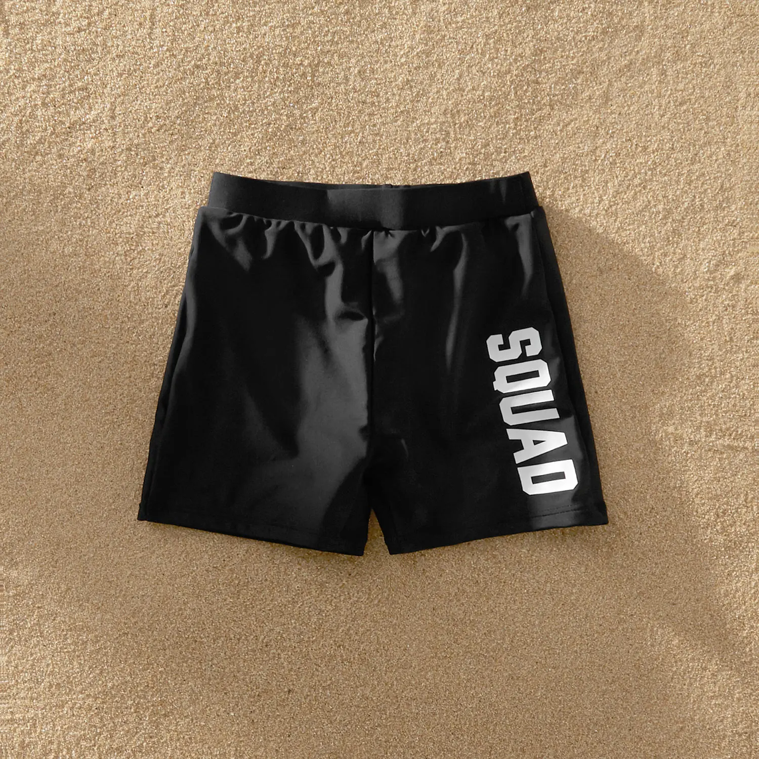 

PatPat 2021 New Summer Classic Letter Print Family Matching Swimsuits Family Look Swimwear Suits Jumpsuits