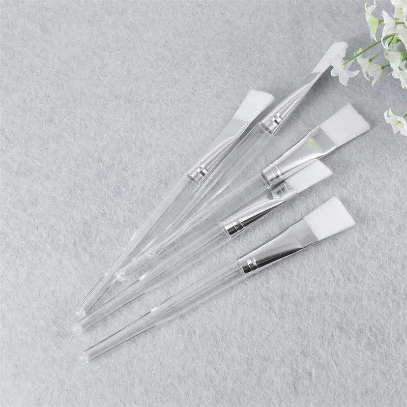10 шт Кисти для маски лица прозрачный кристалл стержень мягкий синтетический
