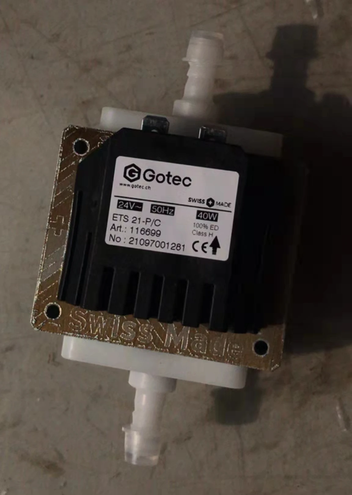

ETS 21-P/C, pump GOTEC (новый, оригинальный)