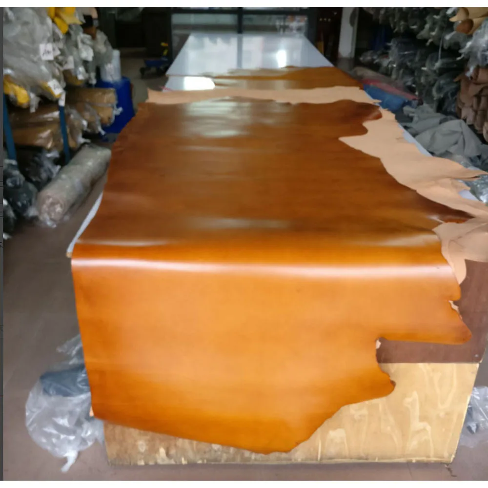 Воловья кожа с натуральным лицевым покрытием натуральная для растительного