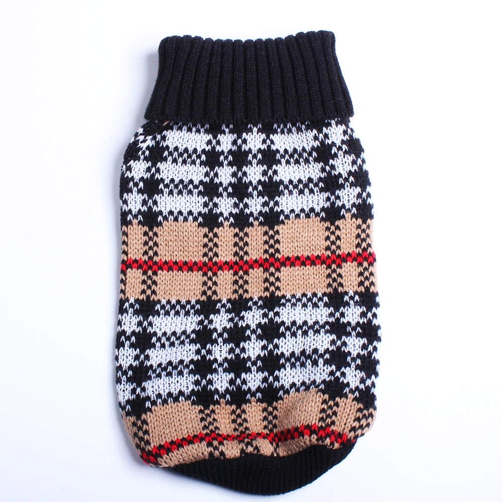 

Dog Cat Knited Sweater Jumper Striped Puppy Coat Jacket Winter Warm Clothes Apparel 5 sizes