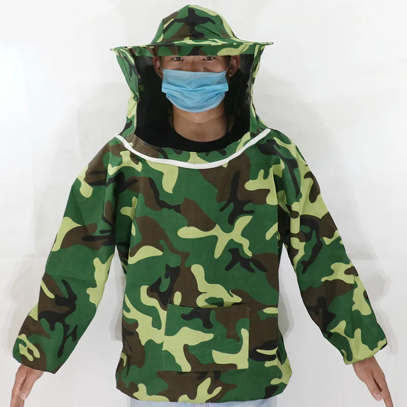 Beekeeping 3 piece Tool Bee Protective Suit Cap Sweeping Anti-Bee Coat and Packaging | Дом и сад