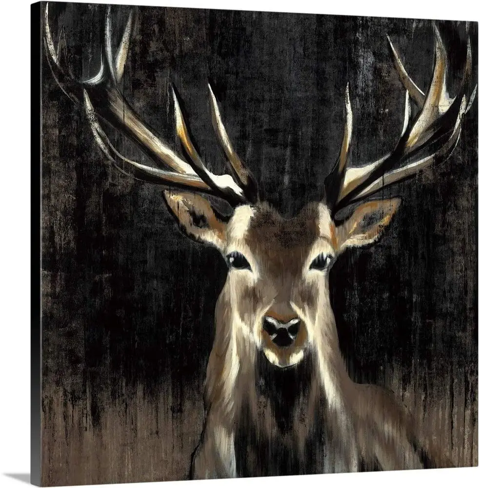 

Young Buck Canvas Wall Art Print, Deer Artwork